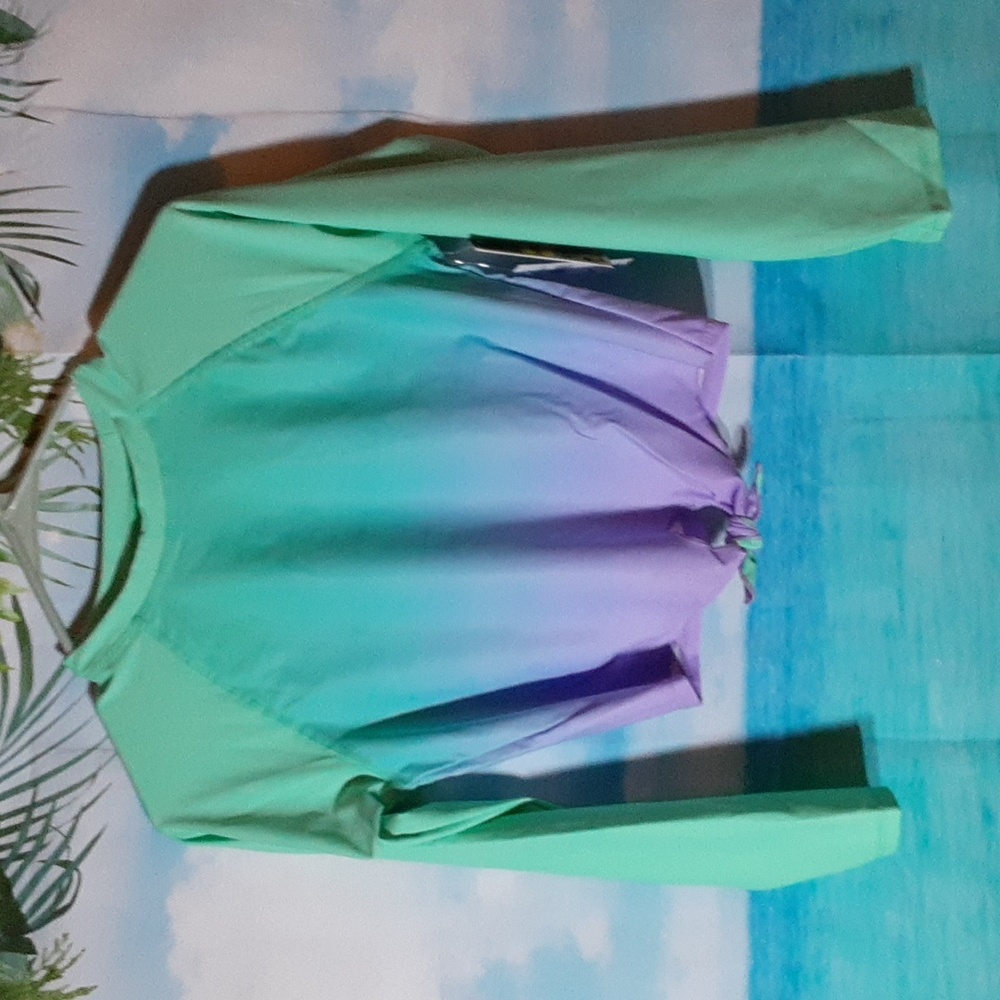 Girls Rash Guard Pullover Size Large (14) NWT